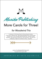 More Carols for Three - Woodwind Trio P.O.D cover